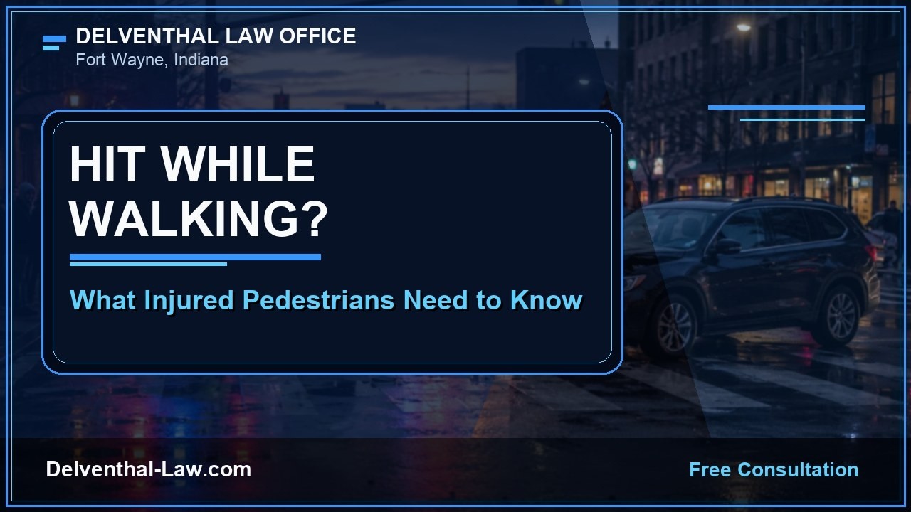Fort Wayne Pedestrian Accident Lawyer | What Injured Pedestrians Need to Know