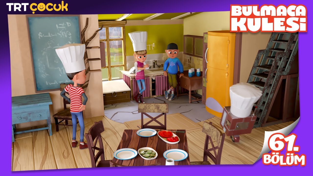 TRT ÇOCUK BULMACA KULESİ 61.  BÖLÜM Çizgi Film  Full HD   Tek Parça izle