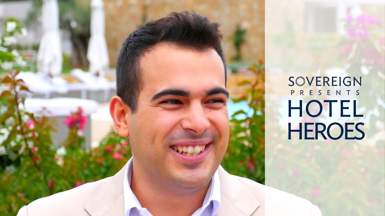 Hotel Heroes - Markos, Guest Relations Manager at the Ikos Olivia, Halkidiki | Sovereign