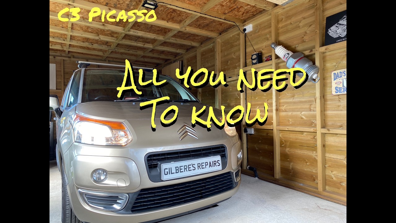 Citroen C3 Picasso rear brake pads replacement
