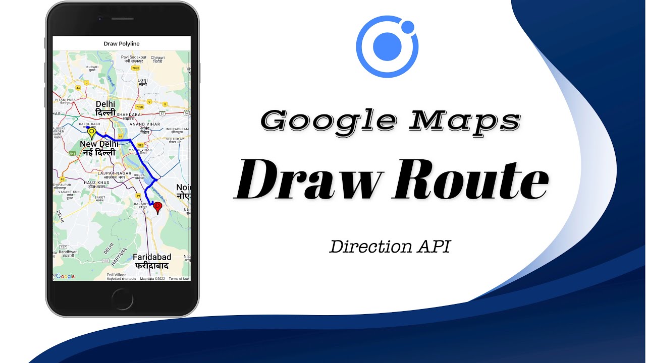 Google Maps Direction Route - Draw Route Between 2 Points