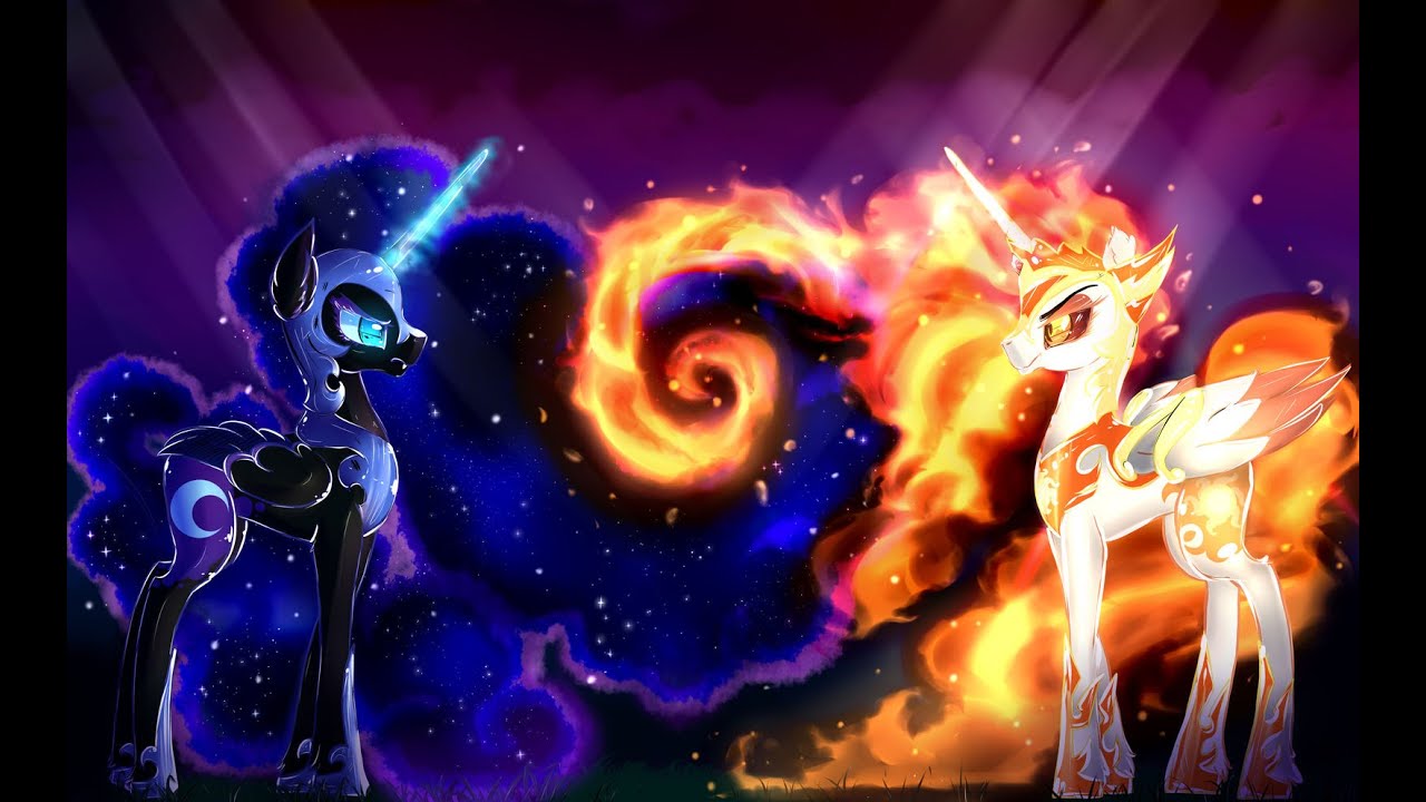 MLP: Nightmare Moon X Daybreaker Tribute 🌞🌝⚡