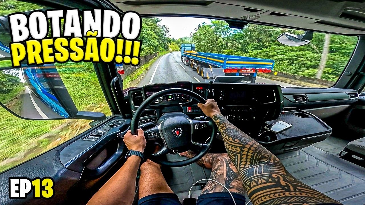 SUBINDO SERRA CARREGADO DE CEBOLA PODANDO TODO MUNDO 😱 PRESSÃO NO SCANIA EP13