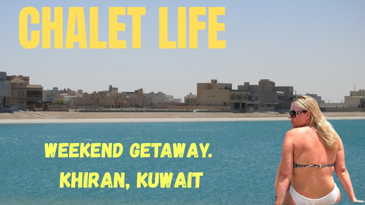 A Weekend Getaway in Khiran, Kuwait 🌊 | Cinematic Chalet Stay