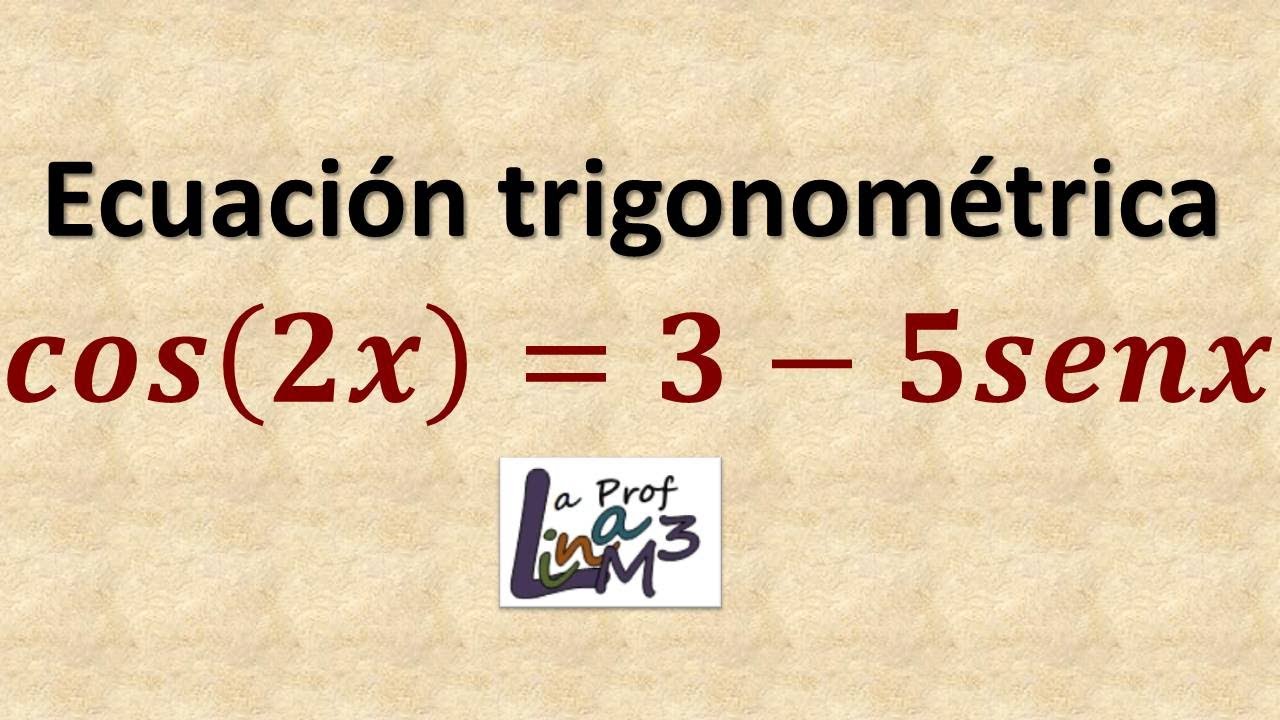 Ecuación trigonométrica | Ejercicio 11 | La Prof Lina M3