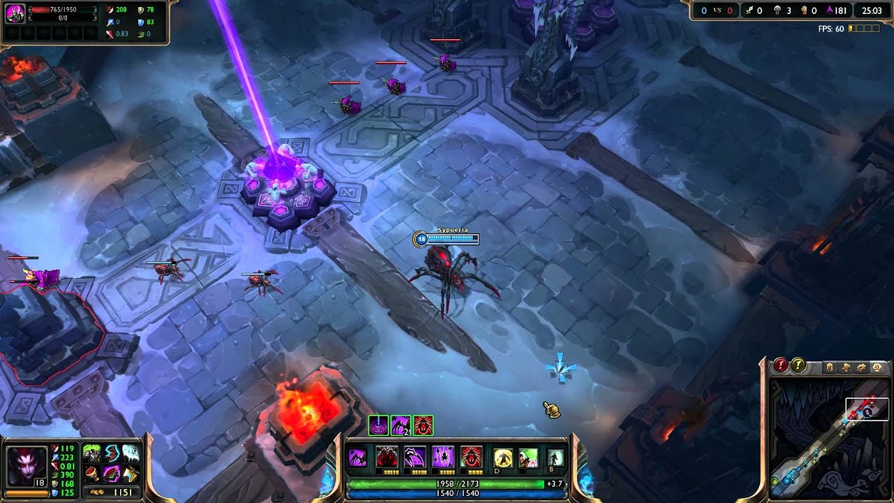LoL: Bugs - Elise's E no cd