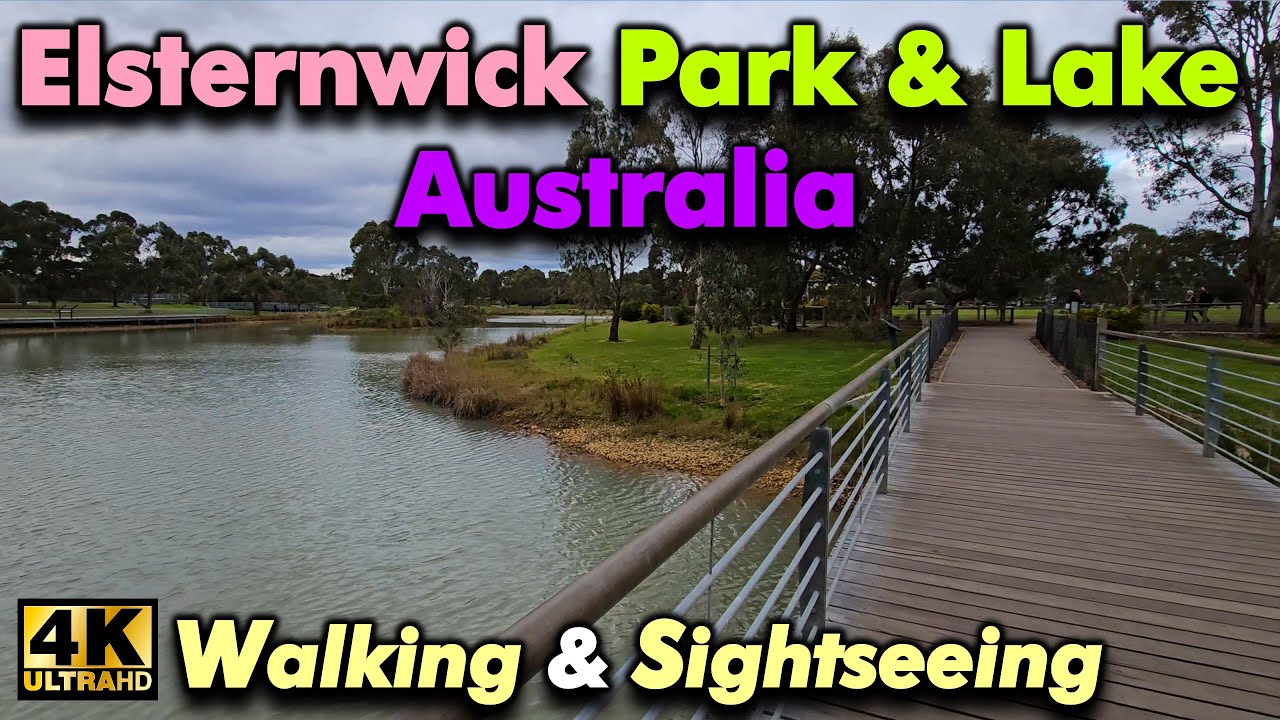 Elsternwick Park Lake Walking Tour 🌿 | Peaceful Winter Nature Walk in Melbourne