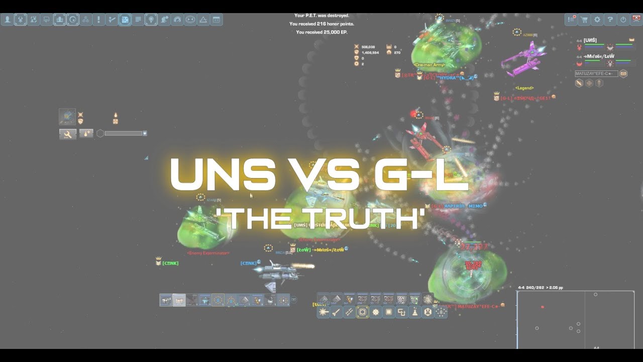 Darkorbit - UNS vs G-L [The Truth]