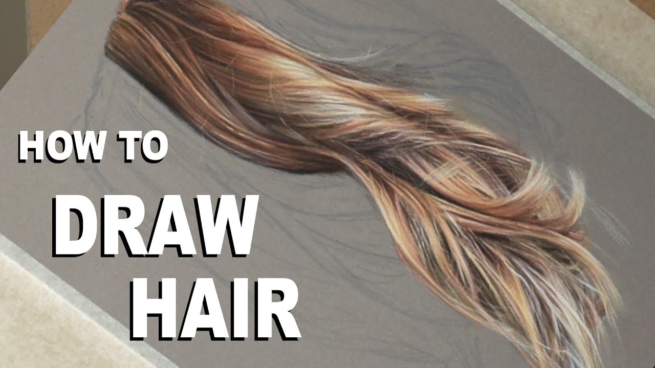 Pastel Portrait Tips... how to draw hair with pastel pencils. Narrated Tutorial.