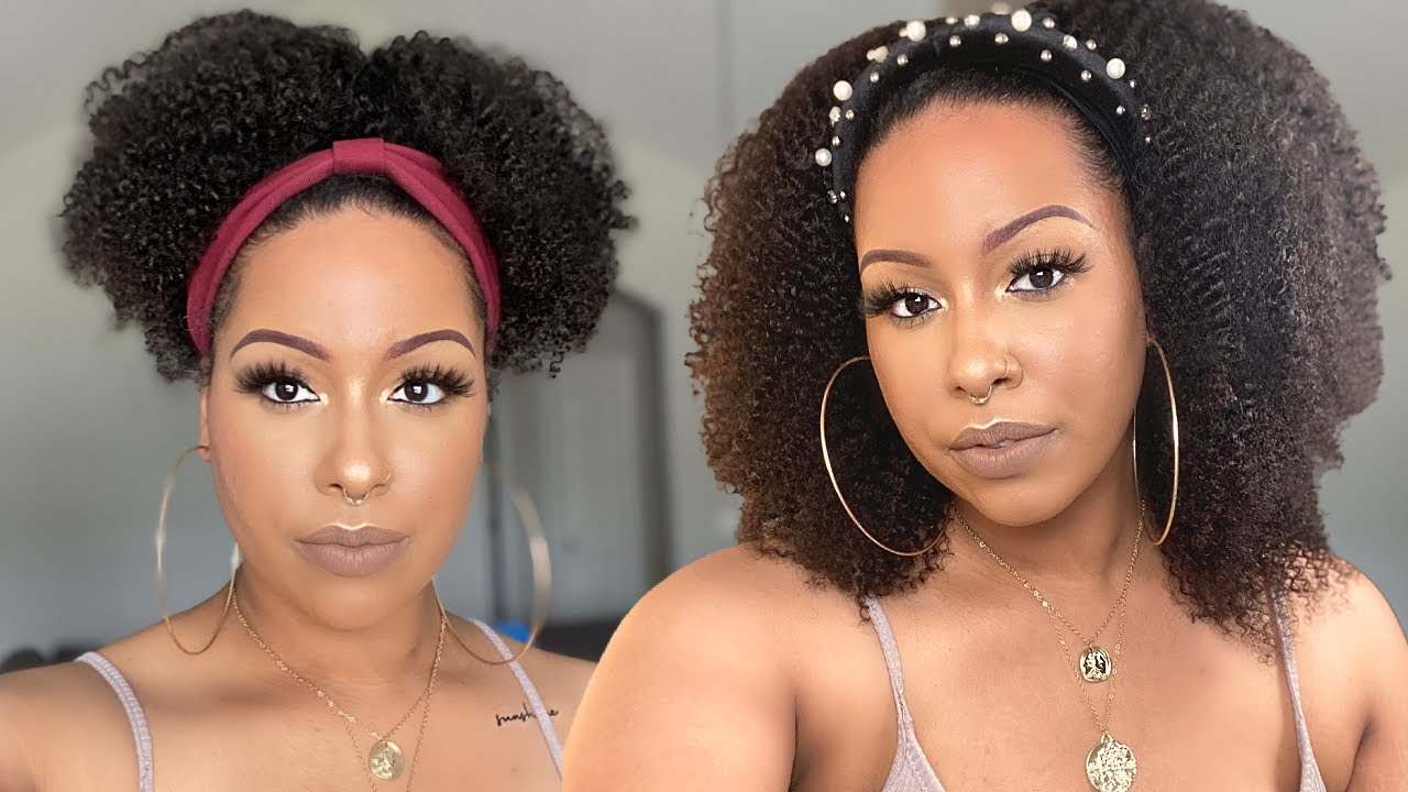 AFFORDABLE HUMAN HAIR KINKY CURLY HEADBAND WIG! | Ft. MyQualityHair | (VERY DETAILED & CHATTY)