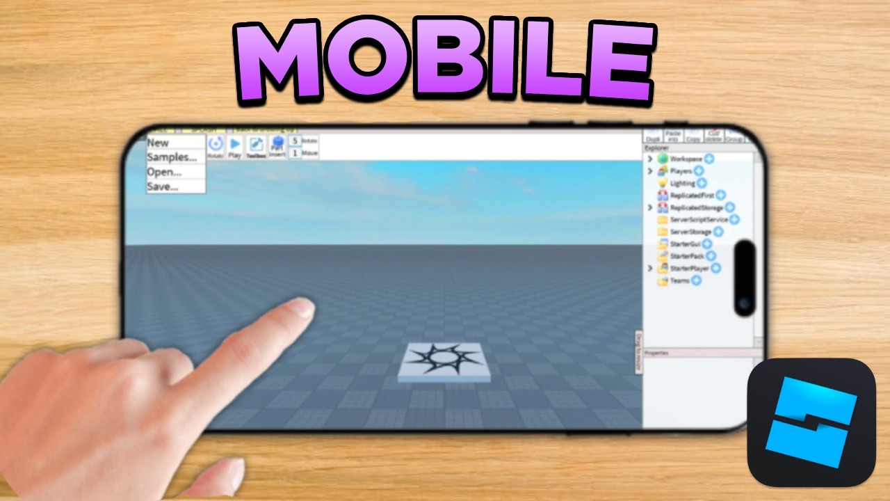 Как создавать игры ROBLOX на мобильных устройствах (iOS и Android)