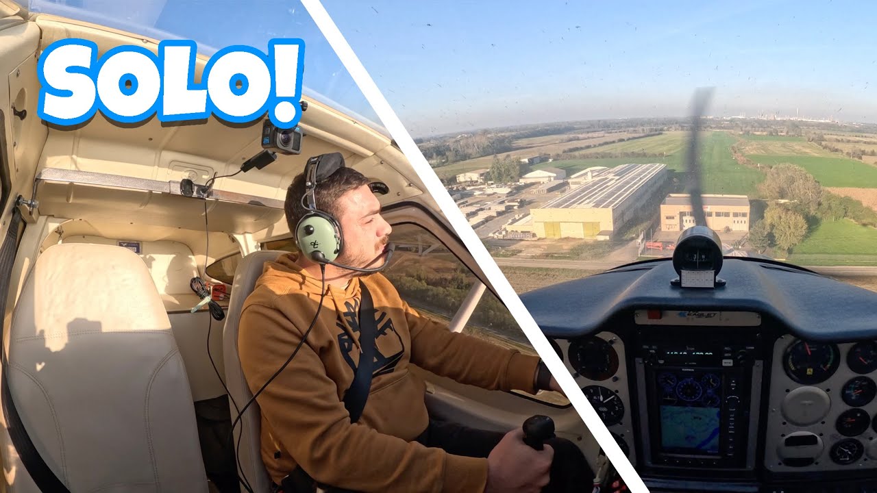 Ho fatto il mio SECONDO volo da solista 😱