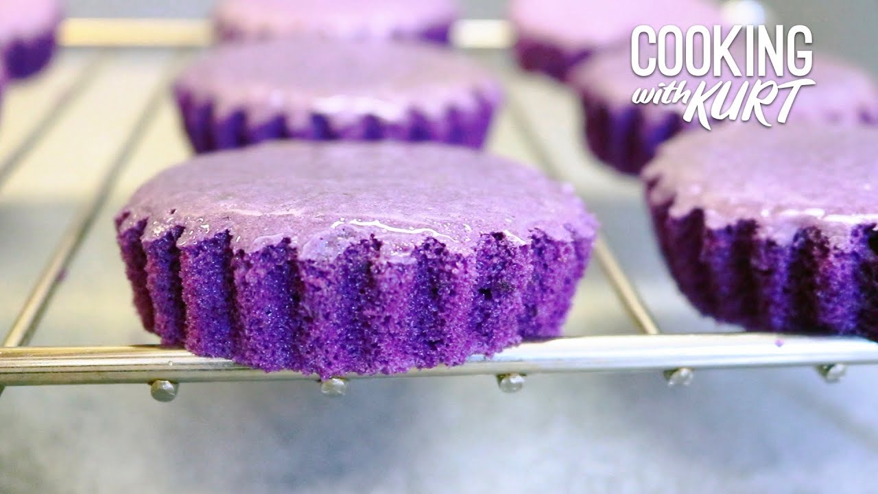Red Ribbon Ube Mamon: маслянисто-влажные мини-кексы из шифона со вкусом фиолетового ямса | Готови...