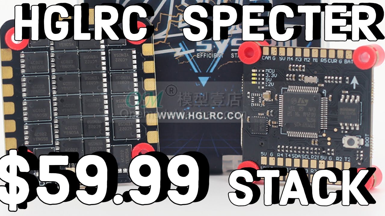 $59.99 Budget Stack for your  next build -HGLRC SPETER STACK