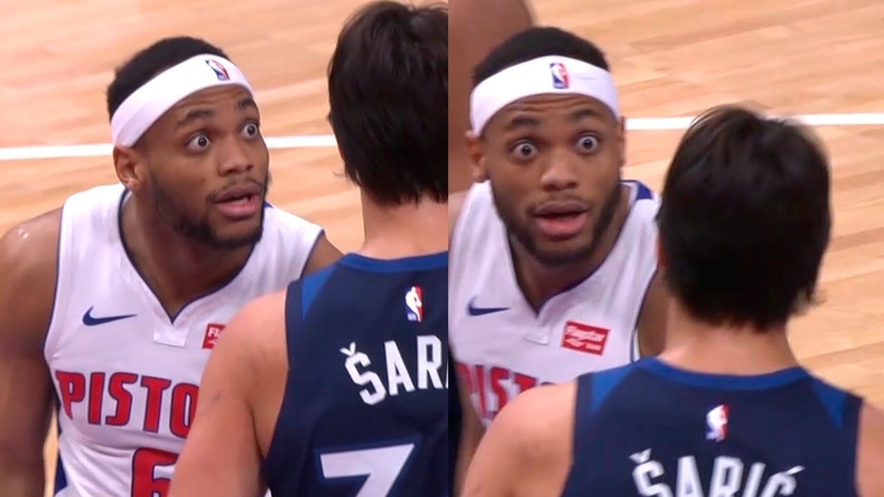 Bruce Brown's funny look | Pistons vs Timberwolves