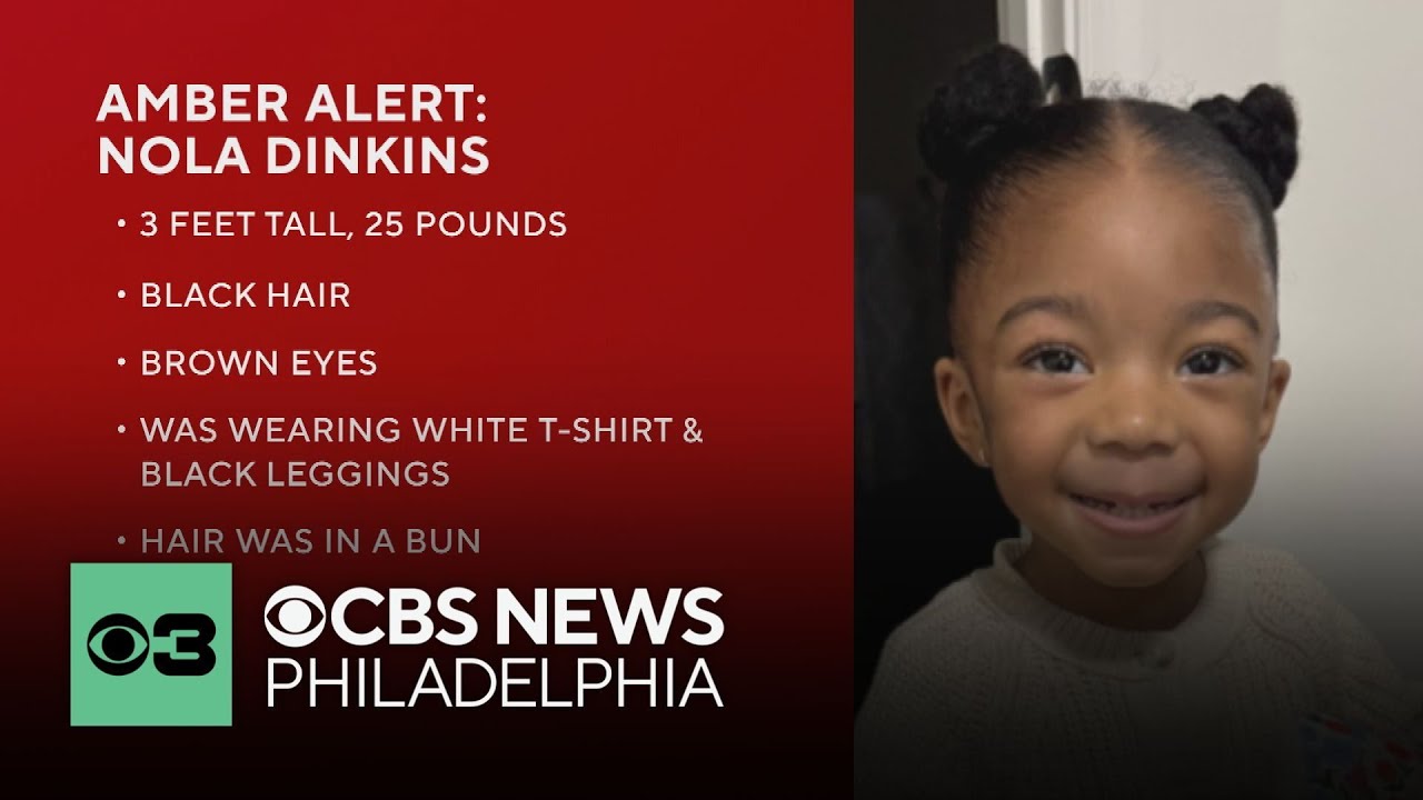 Search continues for missing 3-year-old Nola Dinkins after Delaware Amber Alert issued