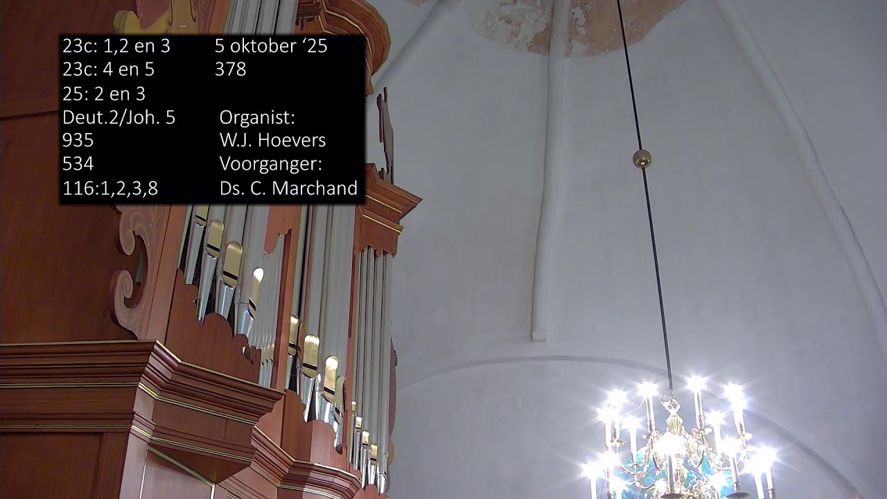5 oktober 2025 | Ds. C. Marchand | Hervormde Kerk Siddeburen