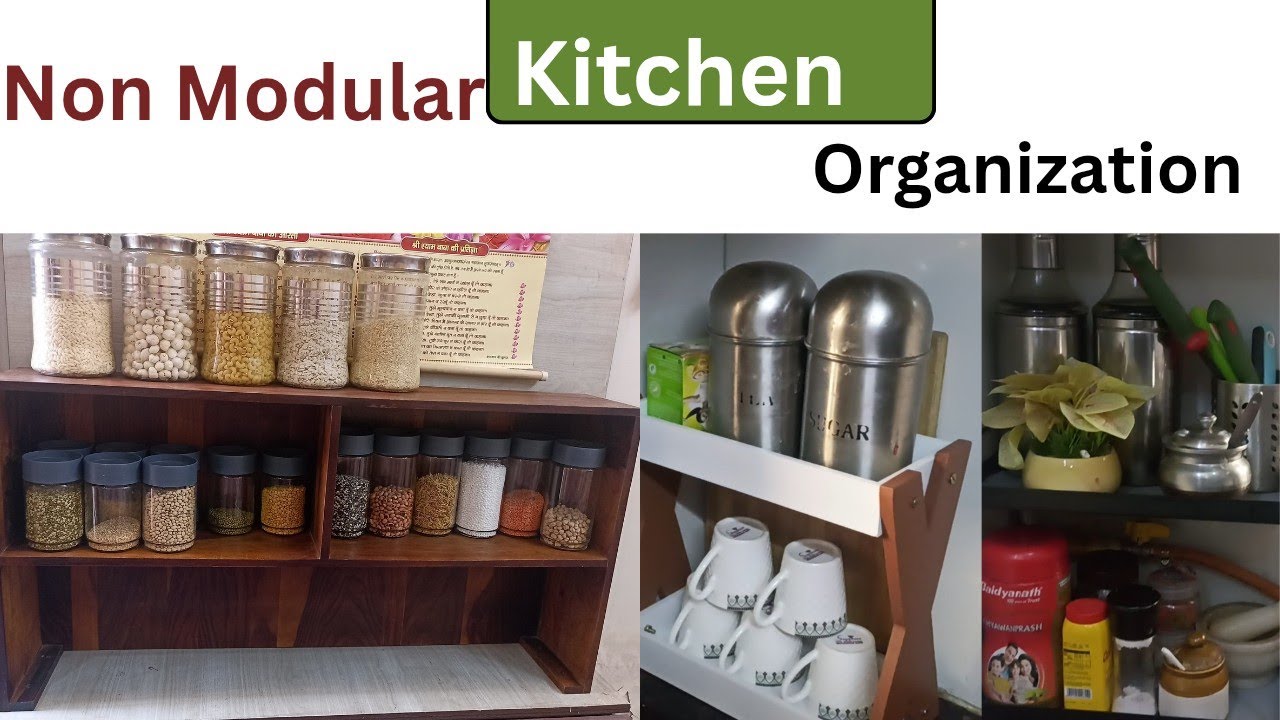 kitchen Tour - How I Organise My Rented Non Modular Kitchen