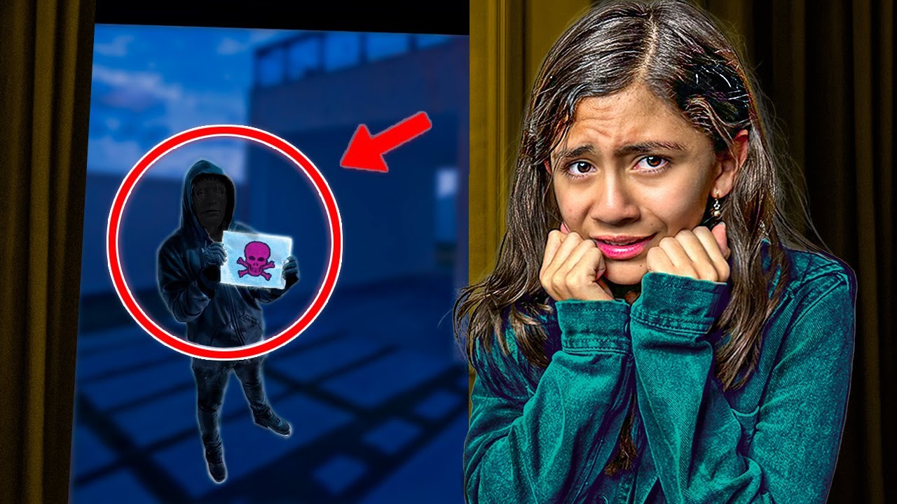 ¡EL HOMBRE MISTERIOSO NOS AMENAZA frente a mi CASA!