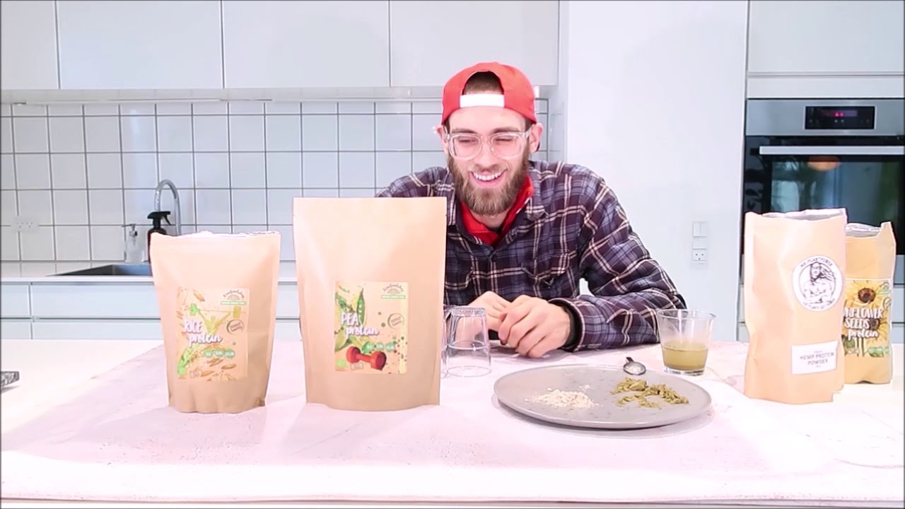 VEGANSK PROTEINPULVER! 💪 VI TESTER PLANTEBASERET PROTEIN! 🌱