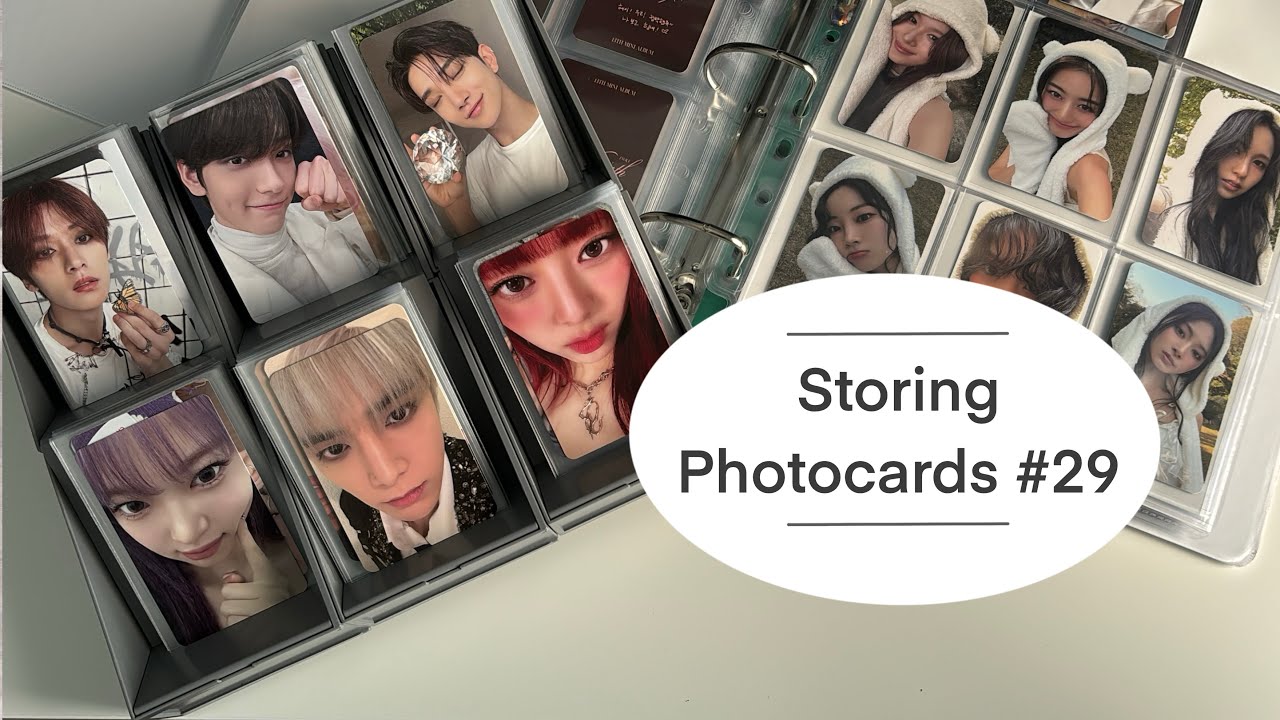 Storing & Organising Photocards In My Binder #29 ＼(^。^ )