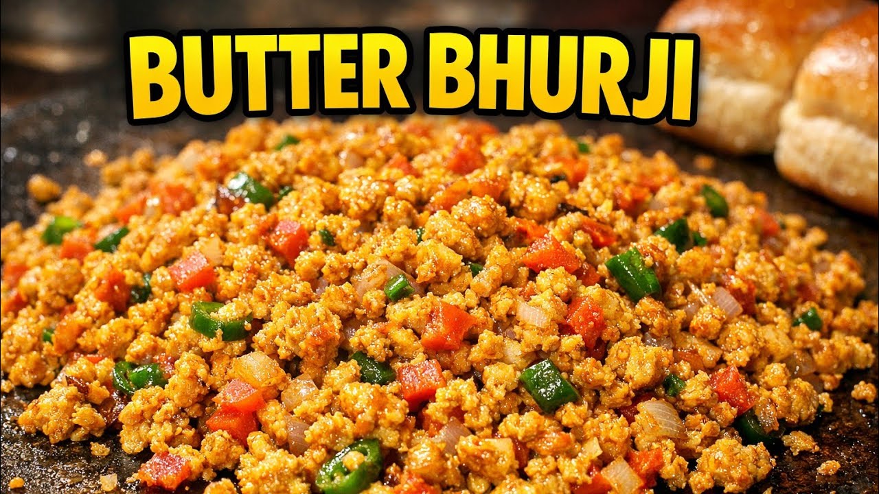 Mumbai Street Egg Bhurji 🍳 Butter Loaded Tawa Style