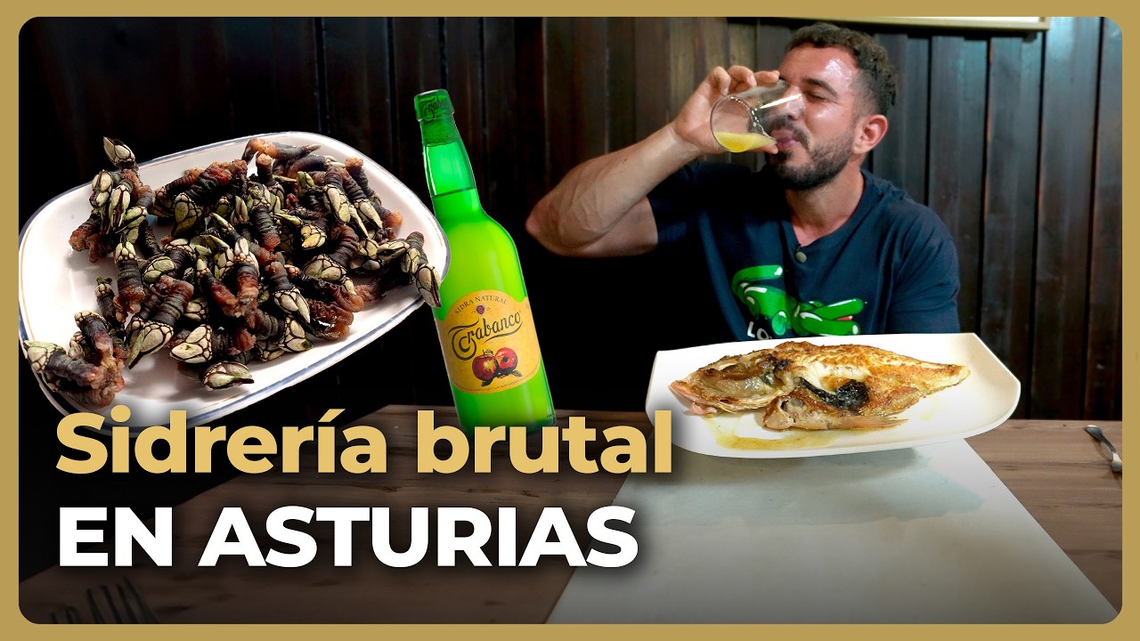 ¡FLIPÉ COMIENDO en esta SIDRERÍA en ASTURIAS!