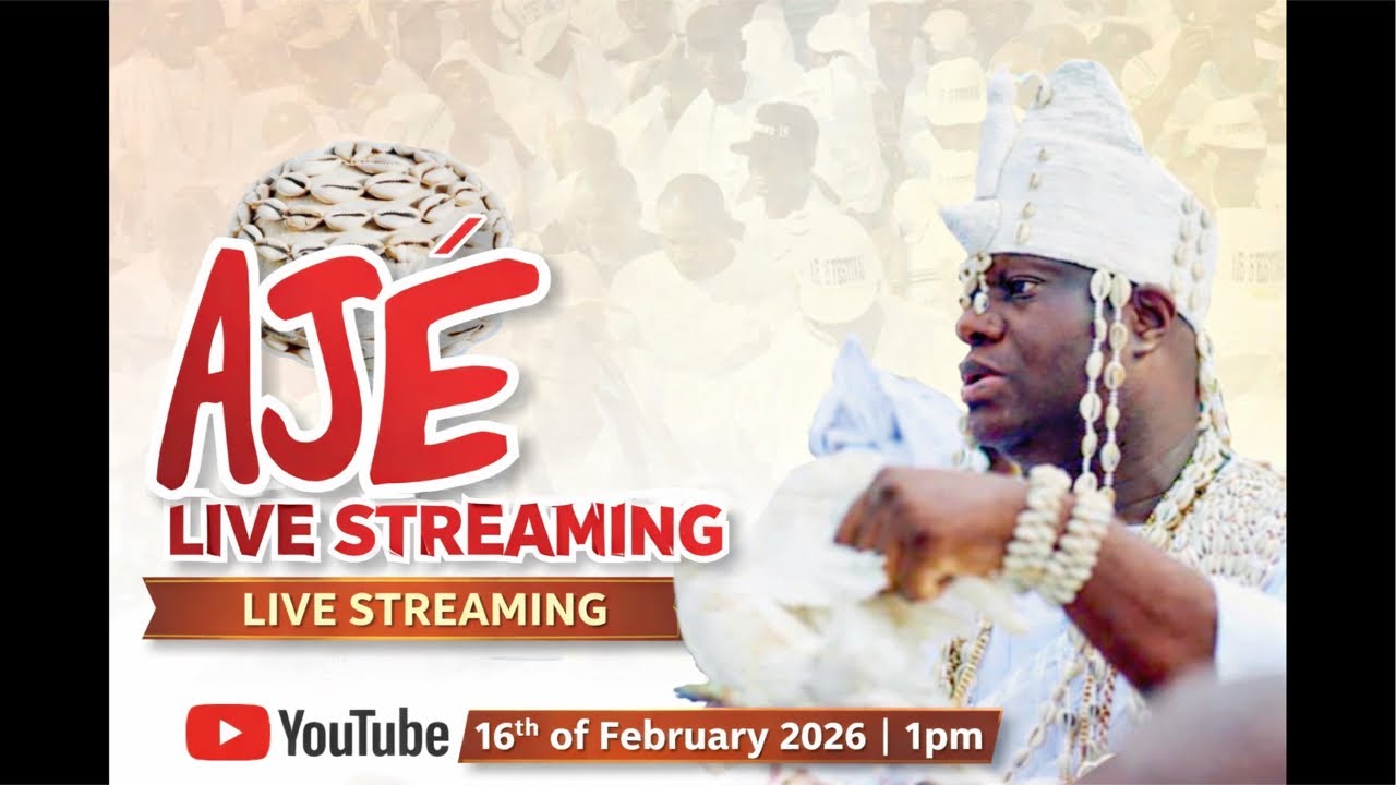is live FOR AJE OLOKUN FESTIVAL 2026