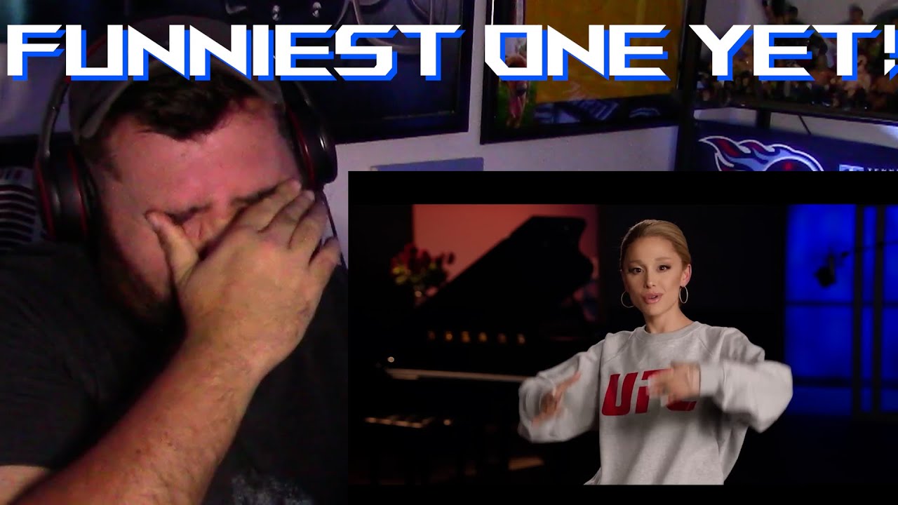 Singer reaction to Ariana Grande - Celine Dion Sports Promo on SNL 2024