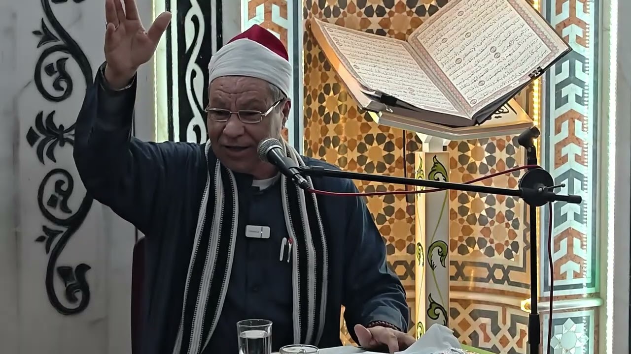 يبعث الناس على نياتهم يوم القيامة  تالت يوم رمضان دكتور مصطفي السنوسي العدوي مسجد علي بن أبي طالب