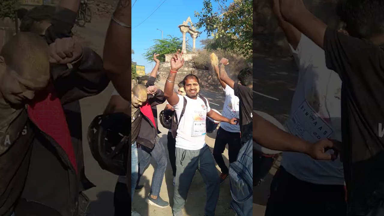 Rangathon 2.0 Holi Ride, Udaipur  it's amazing ride Part 1