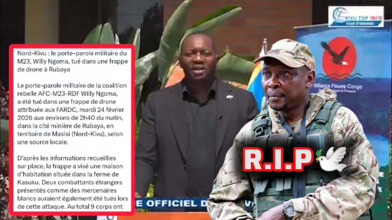 Itangazo🚨M23 Yemeje Urupfu Rwa Lt.Col Willy Ngoma💔FARDC Yisubije Rubaya