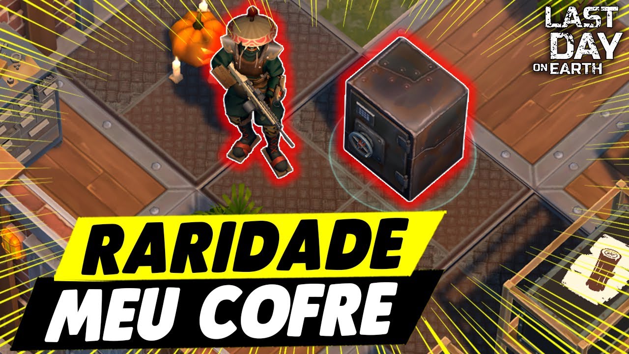 RARIDADE DE ITENS DO MEU COFRE PROTEGIDO - Last Day On Earth