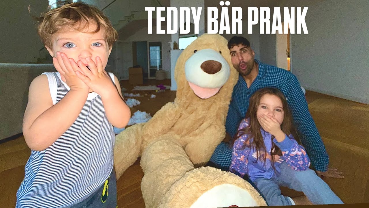 TEDDYB&Auml;R PRANK AN NIDAL UND IMANI 🐻😱