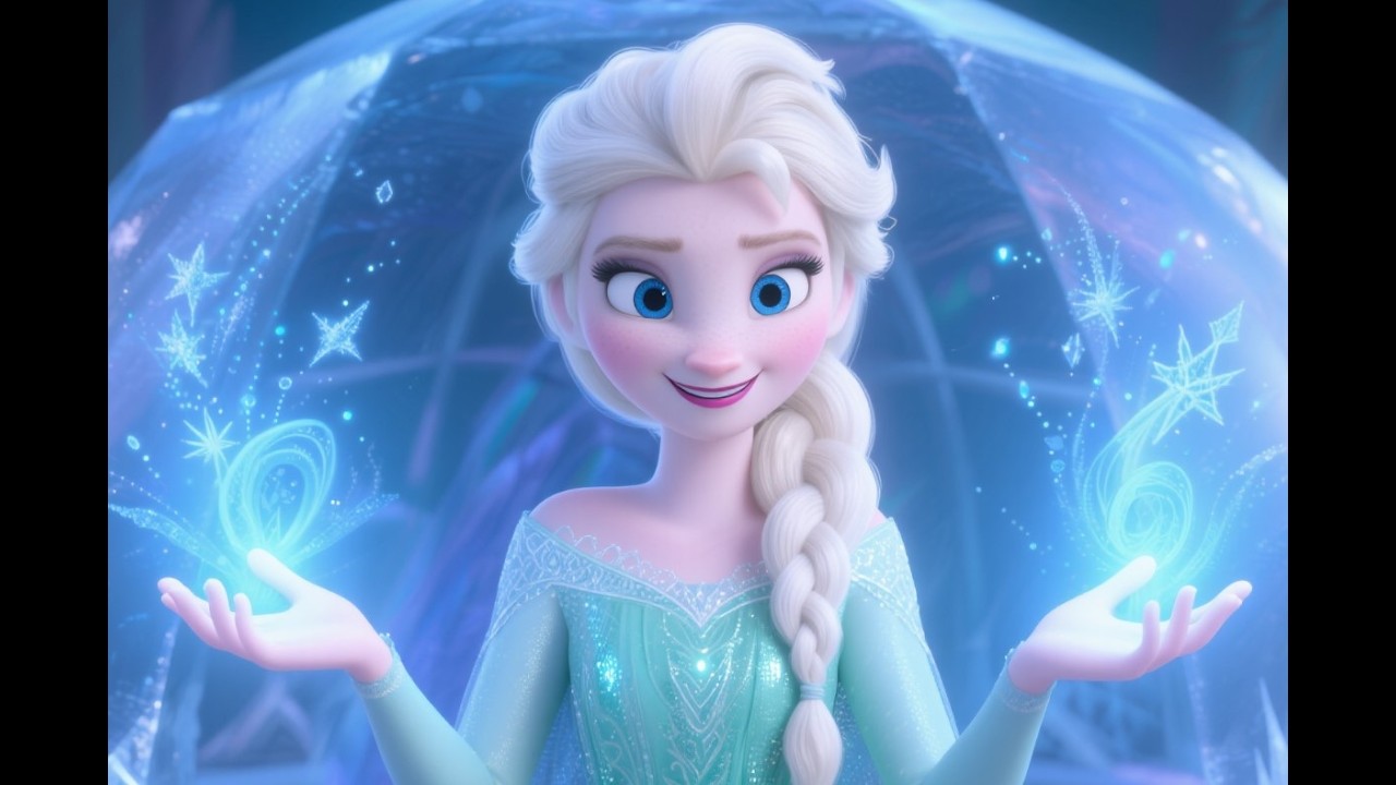 Elsa and Raya's Magical Ice Dome: A Magical Bedtime Story About Trust