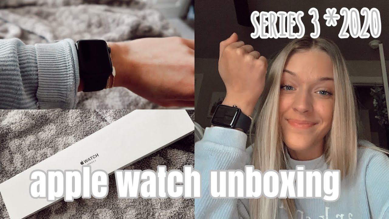 APPLE WATCH UNBOXING | 42mm, series 3, space gray