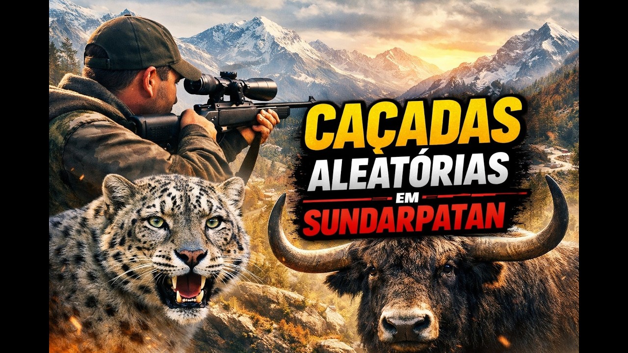 CAÇADAS ALEATÓRIAS EM SUNDARPATAN | The Hunter Call of the Wild