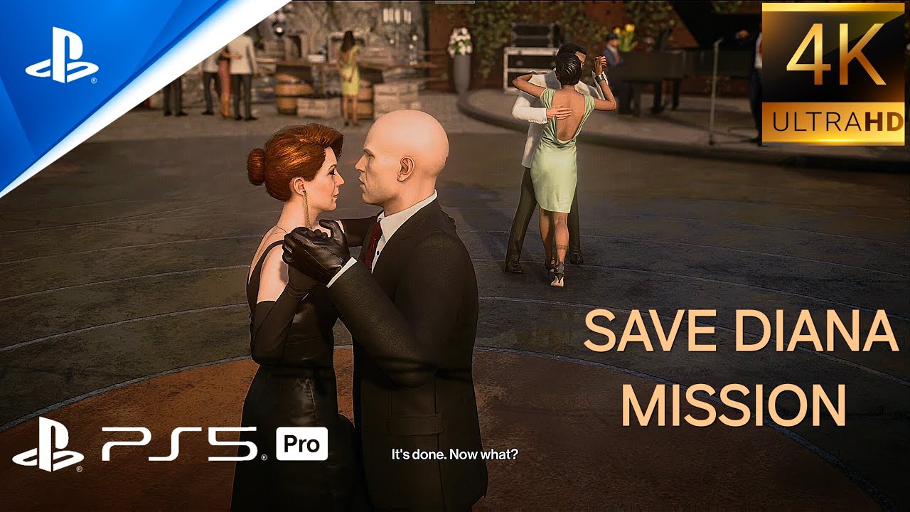 Hitman3 SAVE DIANA full gameplay [4K HDR 60HZ]