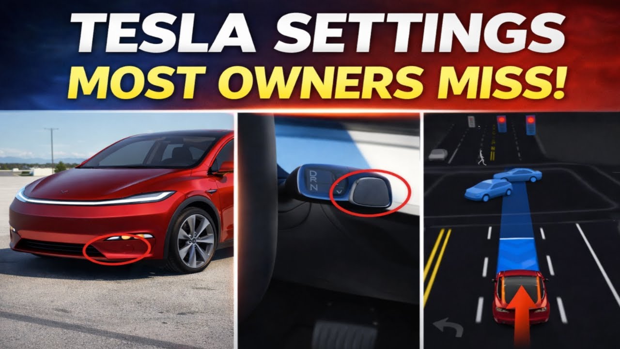 Большинство владельцев Tesla понятия не имеют об этих настройках.