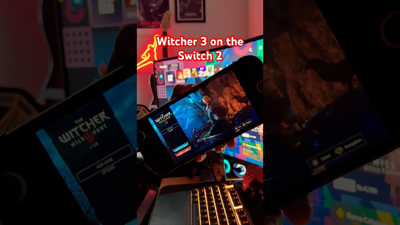Witcher 3 on the Switch 2 is Surprisingly great! #switch2 #witcher3