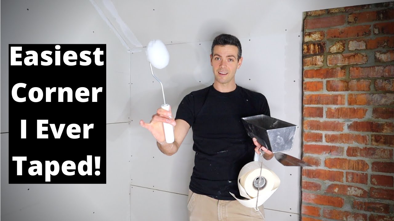 The EASIEST way to TAPE INSIDE CORNERS EVER!!!