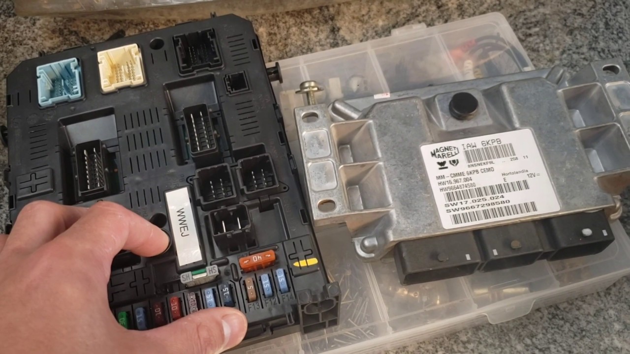 Parte 1 Troca upgrade bsi virgem peugeot 307 c4 vtr c5 para 308/408