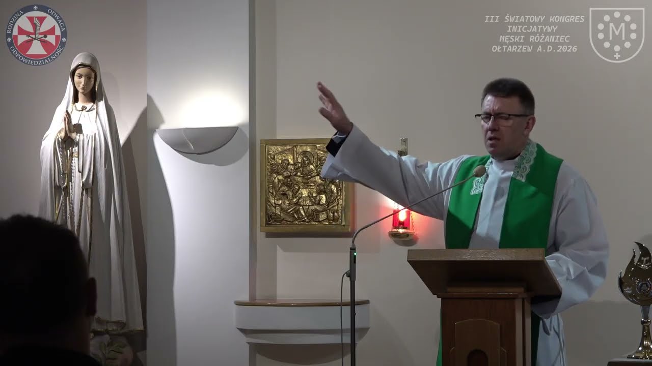 Ks. Krzysztof Czapla SAC▫️Homilia▫️1 luty A.D. 2026▫️III Światowy Kongres Inicjatywy Męski Różaniec