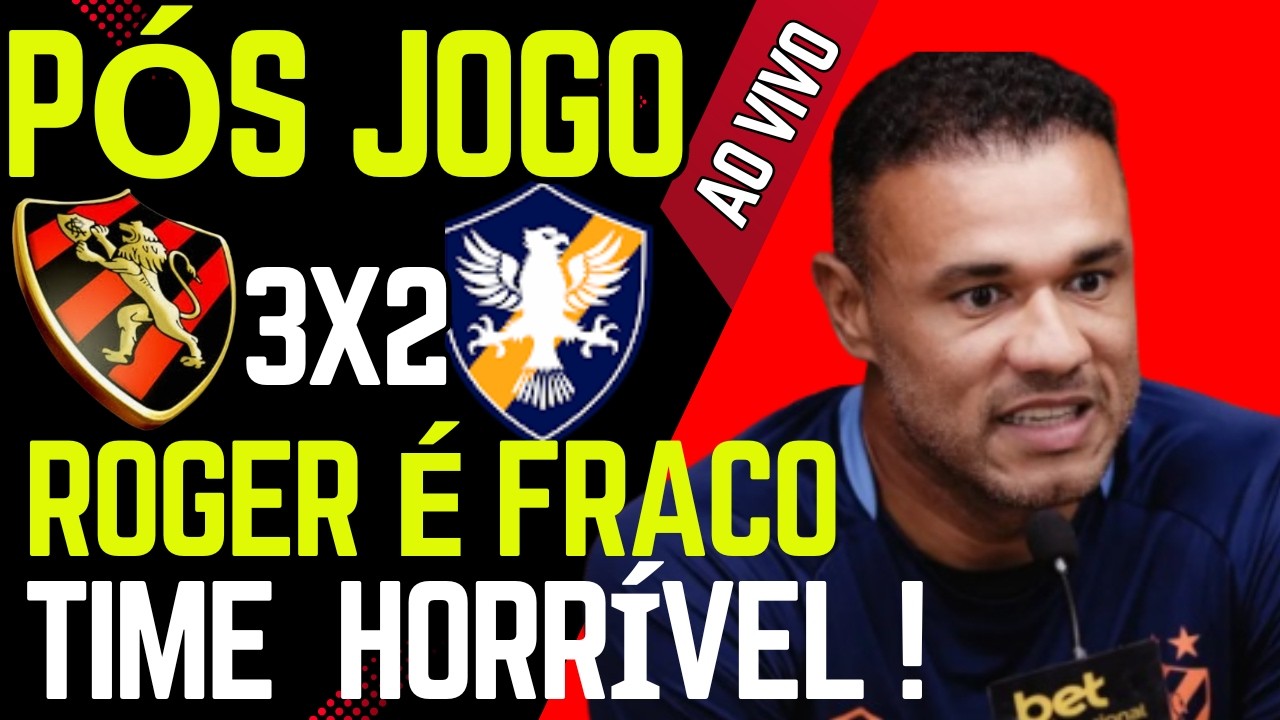 TIME RUIM DA DESGRAÇA ! SPORT X RETRÔ | PÓS JOGO