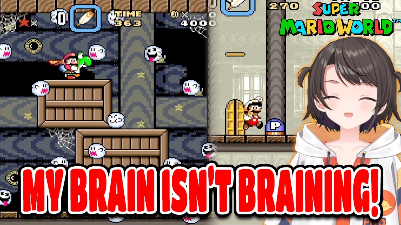 Subaru Can’t Stop Laughing in World 7 of Super Mario World Hololive【ENG SUB】