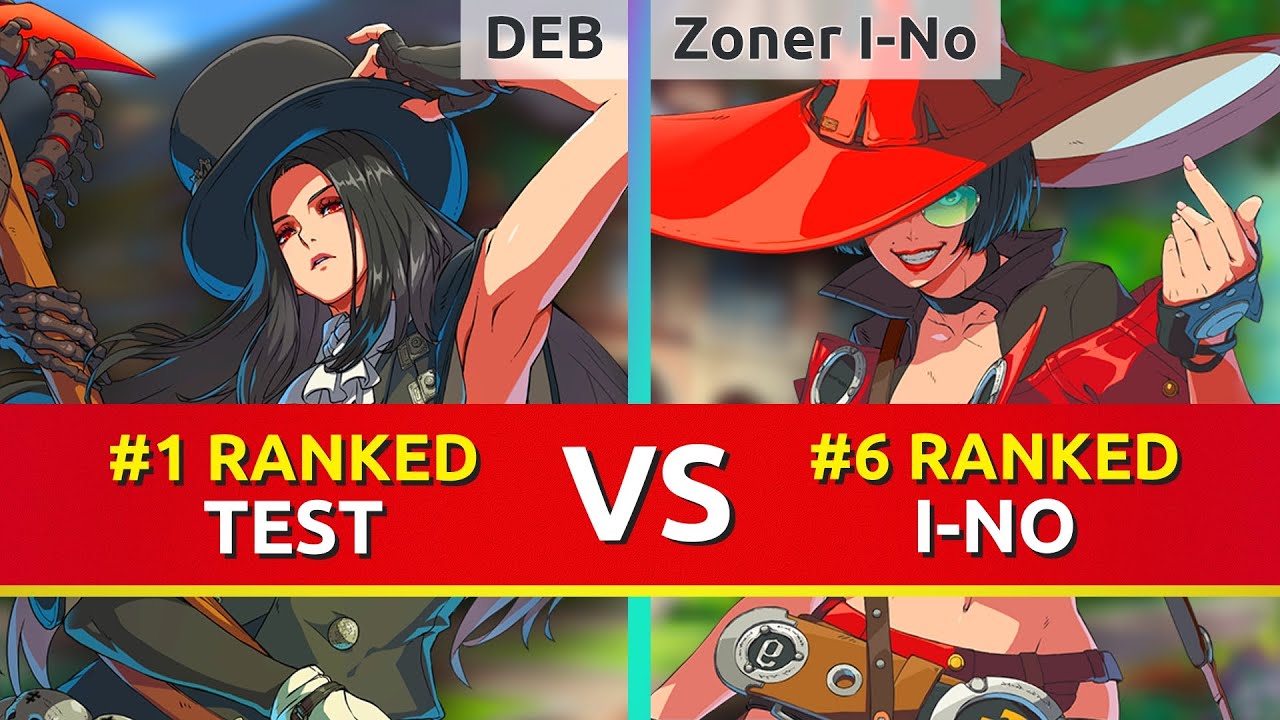 GGST ▰ DEB (#1 Ranked Testament) vs Zoner (#6 Ranked I-No). Guilty Gear Strive
