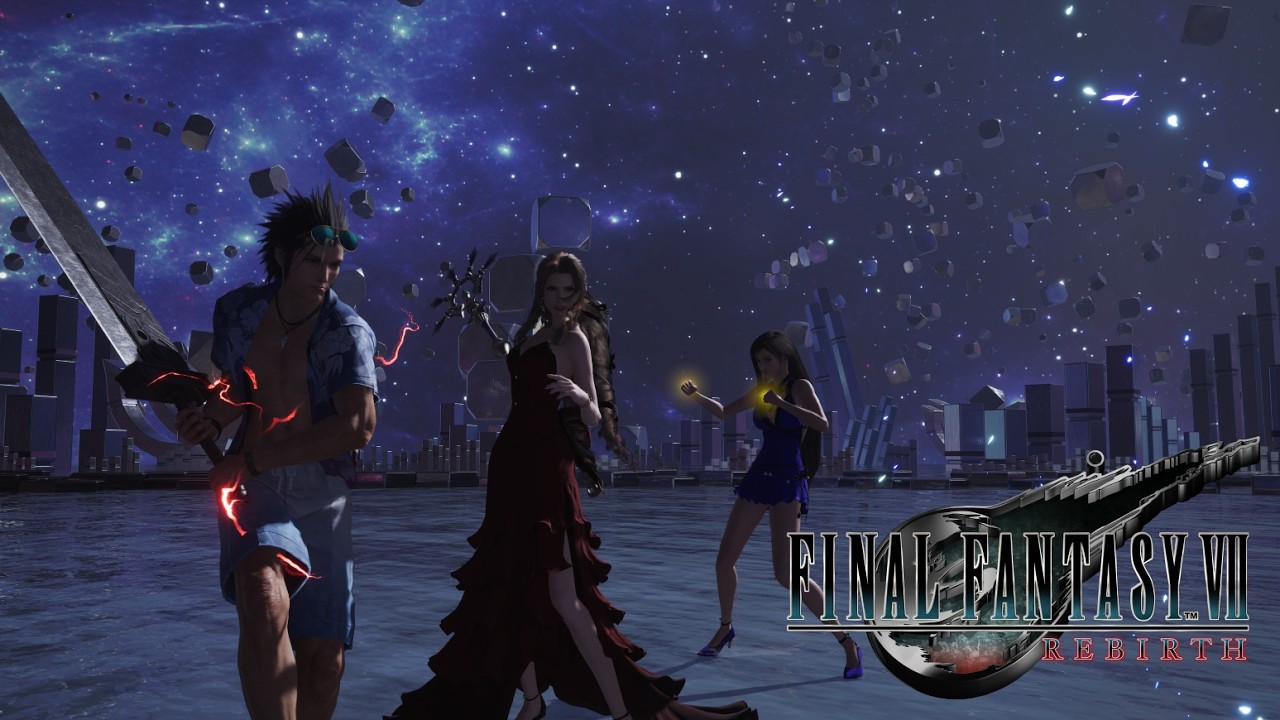ZACK, AERITH & TIFA VS SEPHIROTH VR (NO MATERIA NO DAMAGE)