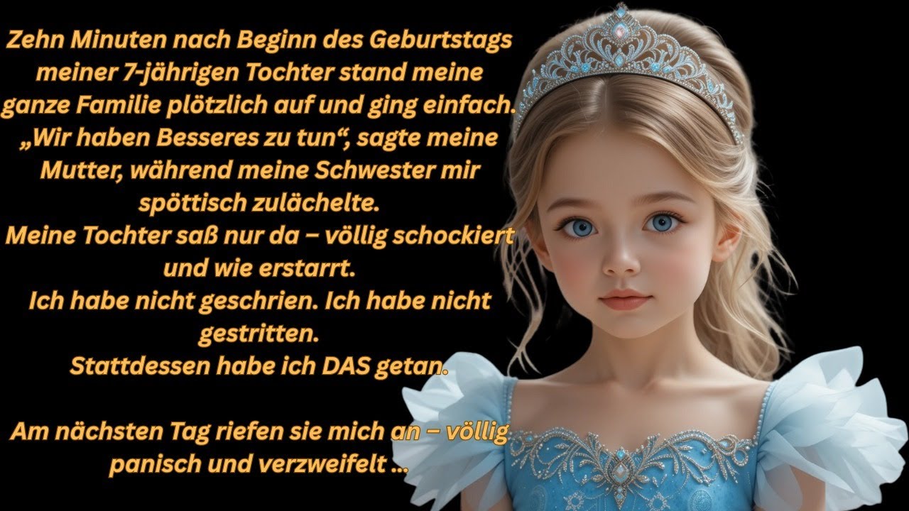 „Meine Familie Schwänzte den 7. Geburtstag meiner Tochter – Sie Hatten ‚Wichtigeres zu Tun‘“