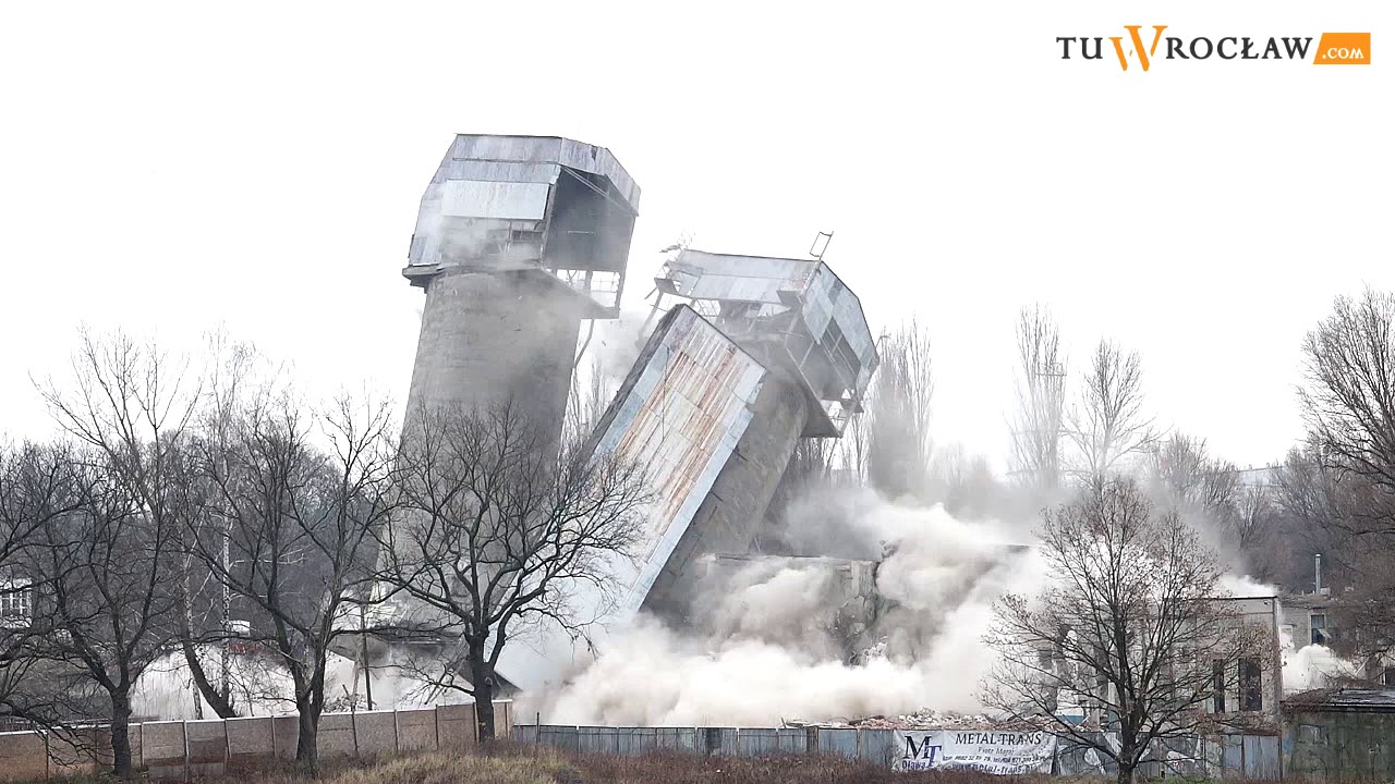 Popowickie silosy runęły na ziemię
