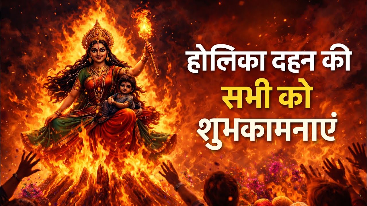 🔴 LIVE होलिका दहन महोत्सव 🔥 कथा, पूजा विधि और शुभ मुहूर्त #holikadehen #holi2026